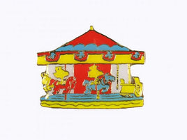 Woodstock On Merry-Go-'Round Pin