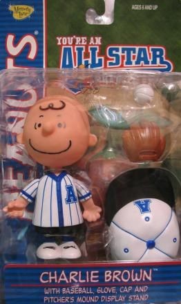 Charlie Brown Figure - All Star Memory Lane (Blue Uniform)