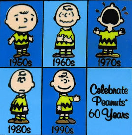 Peanuts 60Th Anniversary Pin - Charlie Brown    On Sale!