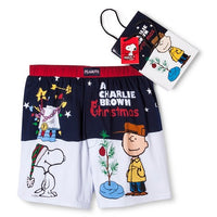 Charlie Brown Christmas Boxers With Gift Bag and Tag