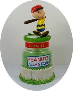 Peanuts Baseball Collectible Candle Jar - Charlie Brown