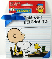 Charlie Brown Gift Card Holder