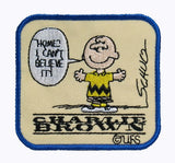 CHARLIE BROWN PATCH - HOME!