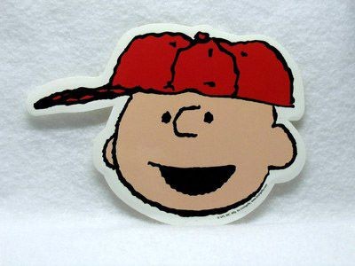 Charlie Brown Die-Cut Indoor/Outdoor Vinyl Sticker