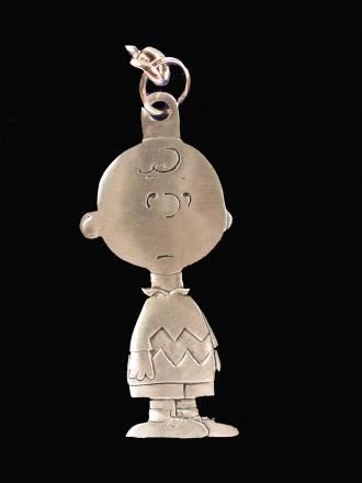 CHARLIE BROWN Pewter Key Chain