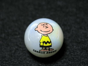 Charlie Brown Iridescent Name Marble