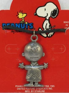 Charlie Brown 2-D Pewter Necklace