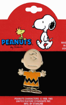 Charlie Brown Enamel Pin - snoopn4pnuts.com