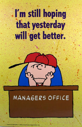Charlie Brown Wall Poster