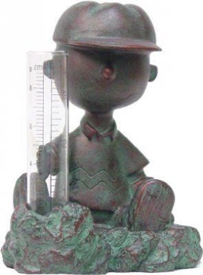 Charlie Brown Rain Gauge - Bronze Patina