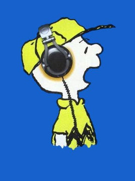 Charlie Brown Headphones T-Shirt (2XL Size Available) - snoopn4pnuts.com