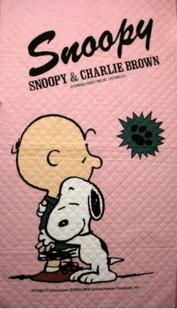 Charlie Brown and Snoopy Mattress Cover
