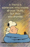 Charlie Brown and Snoopy Wall Poster