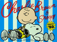 Charlie Brown and Snoopy Large Sticker