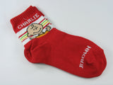 Kids Charlie Brown Low Cut Socks (Size 7-8 1/2)