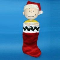 CHARLIE BROWN PLUSH CHRISTMAS STOCKING