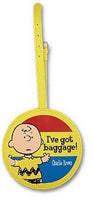Charlie Brown Faux-Leather Luggage Tag