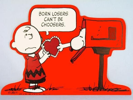 Laminated Charlie Brown Valentine's Day Wall Decor - snoopn4pnuts.com
