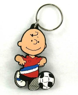Charlie Brown Soccer Player Key Chain