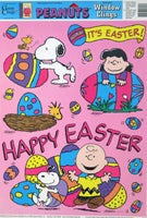 Peanuts Happy Easter Reusable Vinyl Window Clings