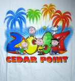 2007 Cedar Point Peanuts Gang T-Shirt