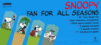 Snoopy Ceiling Fan and Light Kit - Fan For All Seasons