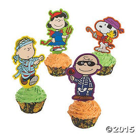 Peanuts Halloween Character Plastic Cake Pick Set (8) - snoopn4pnuts.com