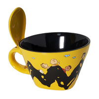 Charlie Brown 2-Piece Ceramic Soup Bowl and Spoon Set