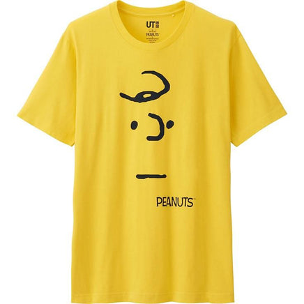Charlie Brown Face Uniqlo T-Shirt (The Peanuts Movie) - snoopn4pnuts.com