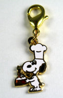 Snoopy Baker Cloisonne Charm With Clasp