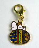 Snoopy On Easter Egg Cloisonne Charm With Clasp