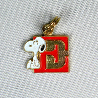 Snoopy Aviva Enamel Charm - Letter 