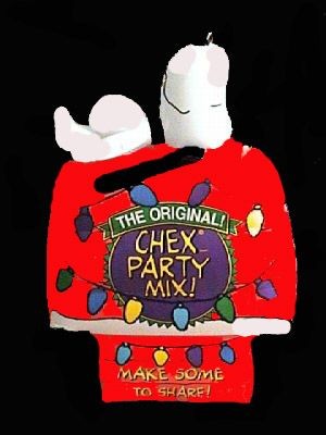Chex Party Mix Promo Snoopy On Doghouse Inflatable - 4 Feet Tall!