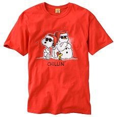 Snoopy Joe Cool Chillin' Holiday T-Shirt