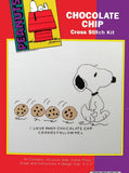 Snoopy Cross Stitch Kit - Chocolate Chip Cookies