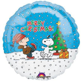 Linus And Snoopy Christmas Balloon