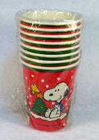 Snoopy Vintage Christmas Cups