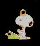 Snoopy Literary Ace Cloisonne Charm