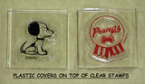 Peanuts Clear Vinyl Stamp Set On Thick Acrylic Blocks -  Young Snoopy and Peanuts