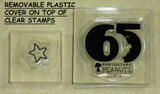 Peanuts Clear Vinyl Stamp Set On Thick Acrylic Blocks -  65th Anniversary