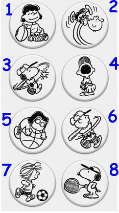 Peanuts Clear Vinyl Stamp On Thick Acrylic Block - Summer Sports - snoopn4pnuts.com