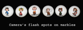Peanuts Classic White Glass Marble - snoopn4pnuts.com