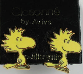 Woodstock Cloisonne Post Earrings