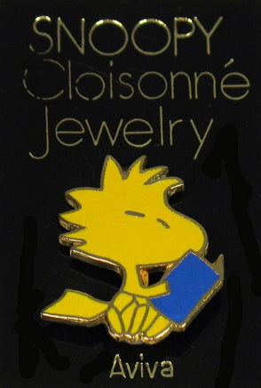 Woodstock Reading Book Cloisonne Pin - snoopn4pnuts.com