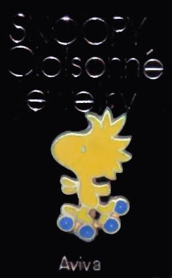 Woodstock Skater Cloisonne Pin - snoopn4pnuts.com