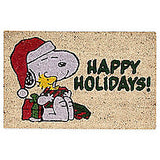 Peanuts Gang Indoor/Outdoor Coir Door Mat - Happy Holidays  ON SALE!