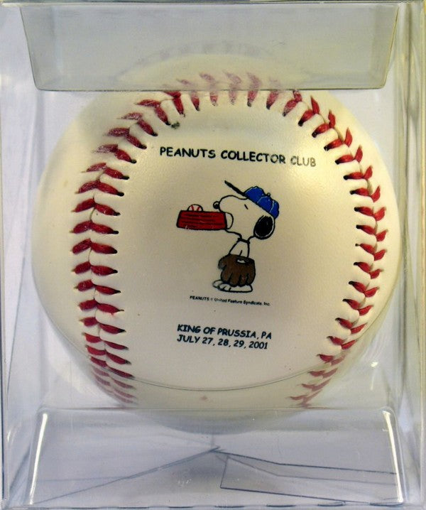 2001 Peanuts Collectors Club Baseball (King of Prussia Convention)