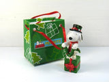 Gift Bag Snoopy Figurine - Christmas Top Hat