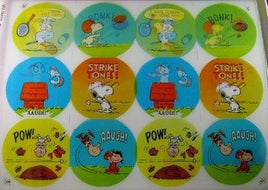 Peanuts Gang Vintage Lenticular Vari-Vue Display Board - Sports