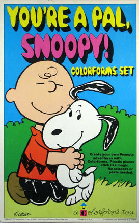 You'Re A Pal, Snoopy Colorforms Set - New!